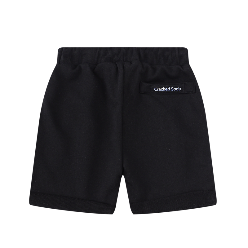 Cracked Soda | Axel Casual Short Kids-Black