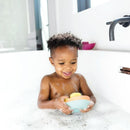 Boon | FLEET STACKING BOATS 5 PCE SET - NAVY / YELLOW