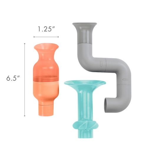 Boon | TUBES BATH TOY - CORAL/MULTI