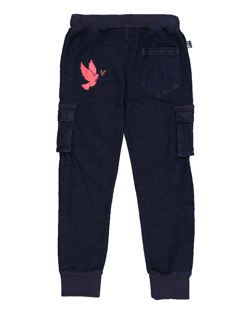 Radicool | Kissed Cargo Pant Ink Denim