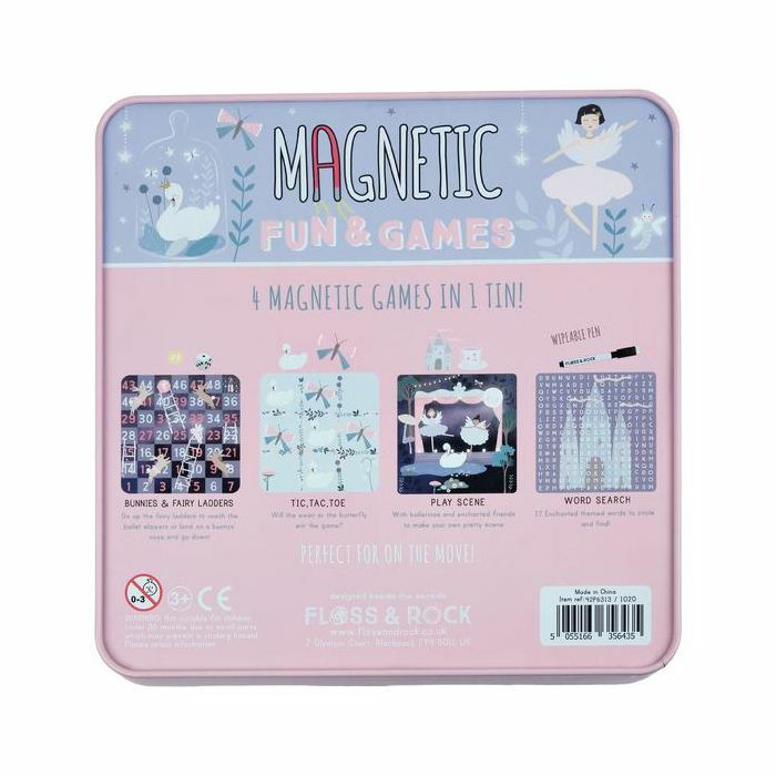 Floss & Rock Magnetic Games Tin – Enchanted (Ages 3+)