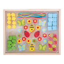 BigJigs | Wooden Bead Box Set - Garden