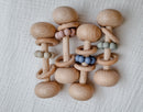 Classical Child | Wooden Beech Rattle - Asstd Colours