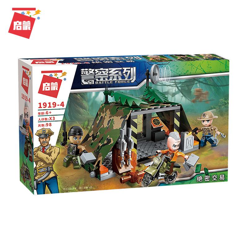 Police Battle Force - 4 Asstd  - Brick Building RRP $24.99