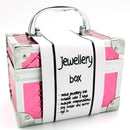 Metal Jewellery Box Med Colours - Asstd