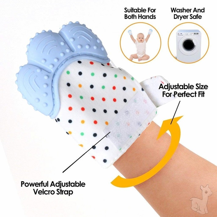 Binnie Baby Teething Mitten - Pink