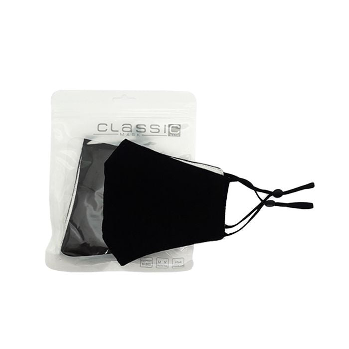 COTTON FACE MASK BLACK