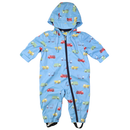 Korango | Trucks Polar Fleece Lined Zip Rain Suit - Airie Blue