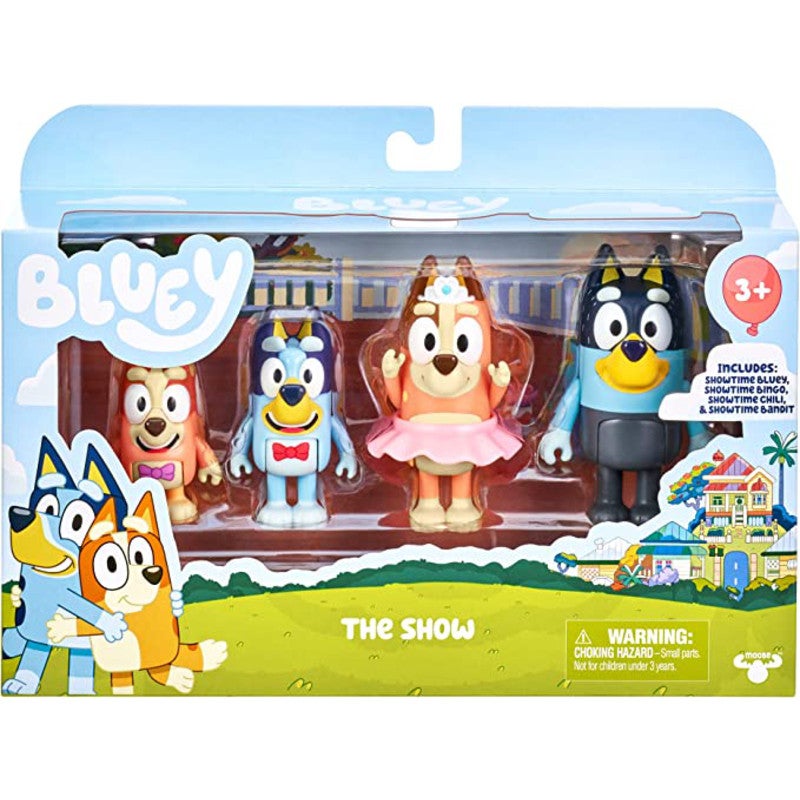 Bluey Figures - Asstd 4 Packs