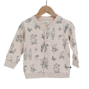 Burrow & Be | Essentials Fleece Cardigan - Blush Meadow