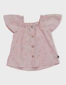 Animal Crackers | Baby /Toddler Girls Blushing Top