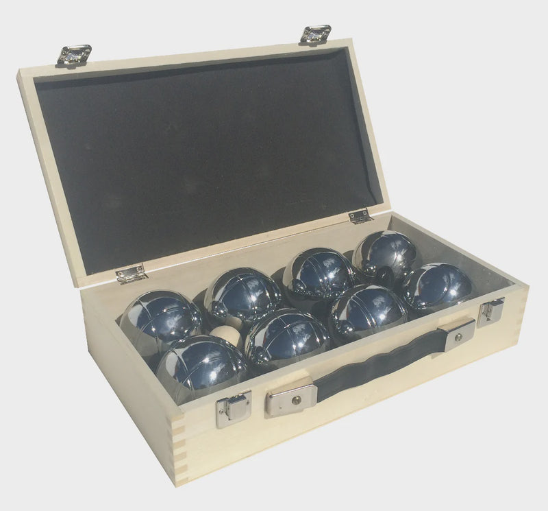 BOULES IN YOUR COURT IN WOODEN BOX (DROP SHIP ONLY)