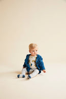 W & F | Fleck Knitted Jacket Denim RRP $79.99