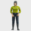 Bruder Woman with Dark Blue Jeans