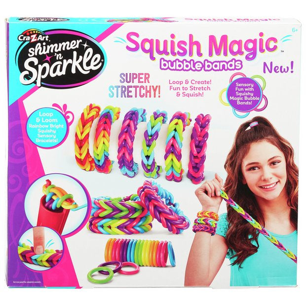Shimmer And Sparkle Squish Magic Bubble Bands