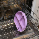 Bumkins - Silicone Grip Dish lavender