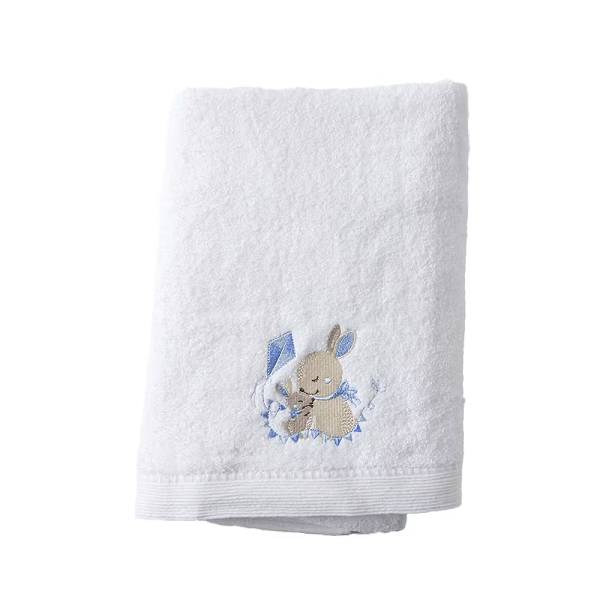 Blue Bunny Towel & Face Washer