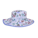 Banz | Girls Reversible Sunhat - Lilac Butterflies RRP $39.99