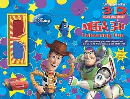 Disney Pixar Mega 3d Colouring Fun Book
