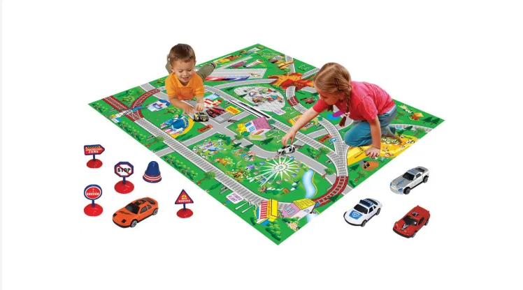 CAR MAT PLAY KIT ASSORTED 80cm x 120cm