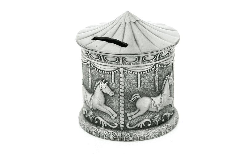 Pewter Carousel Moneybox