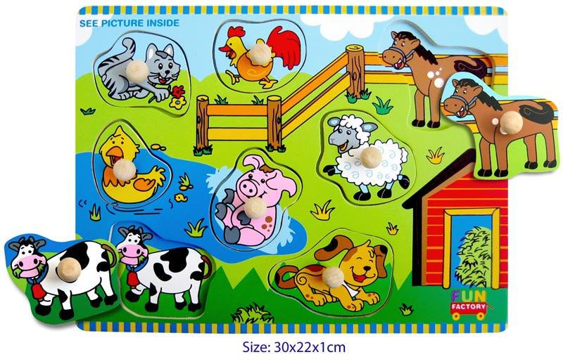 Fun Factory - Peg Puzzle Farmhouse