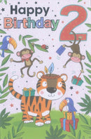 Happy Birthday Tiger 2 card | deluxe