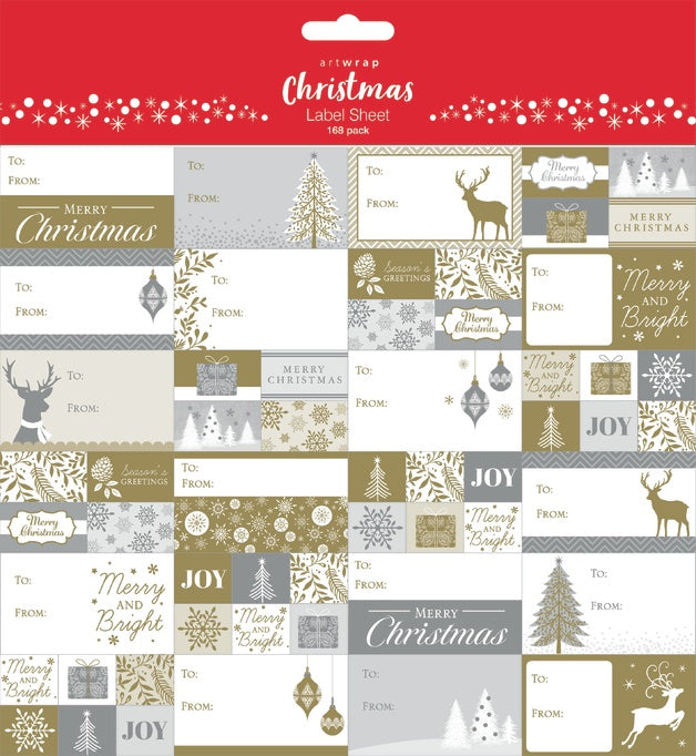 Christmas Formal Design Labels - To/From