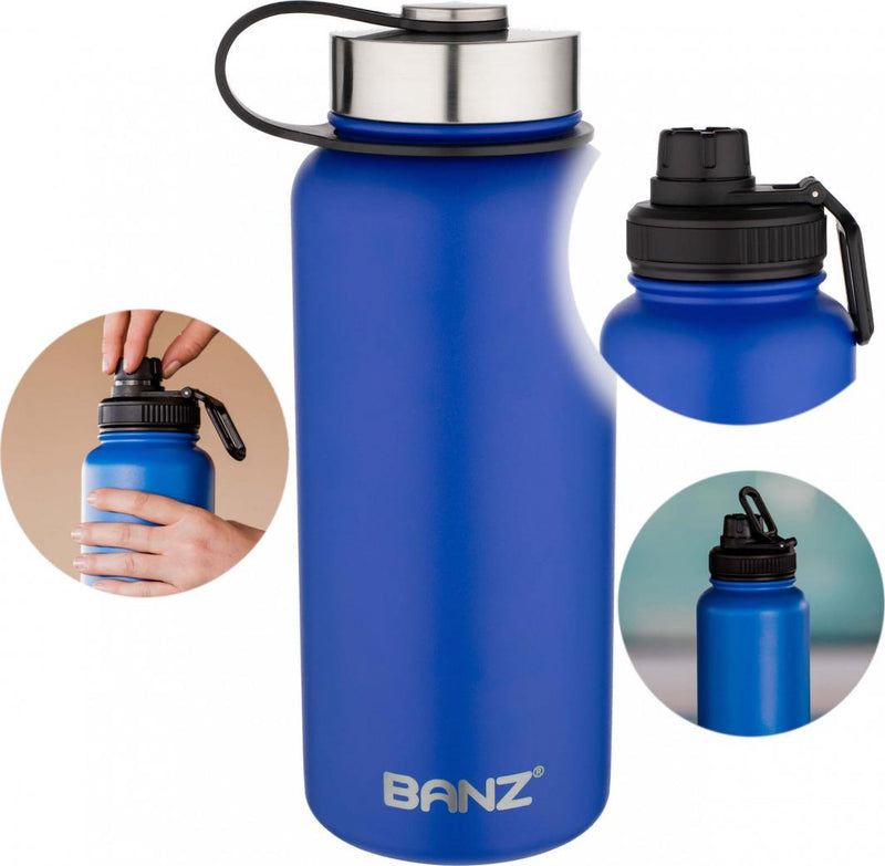 Banz | Double Walled Large Drink Bottle - Asstd Colours