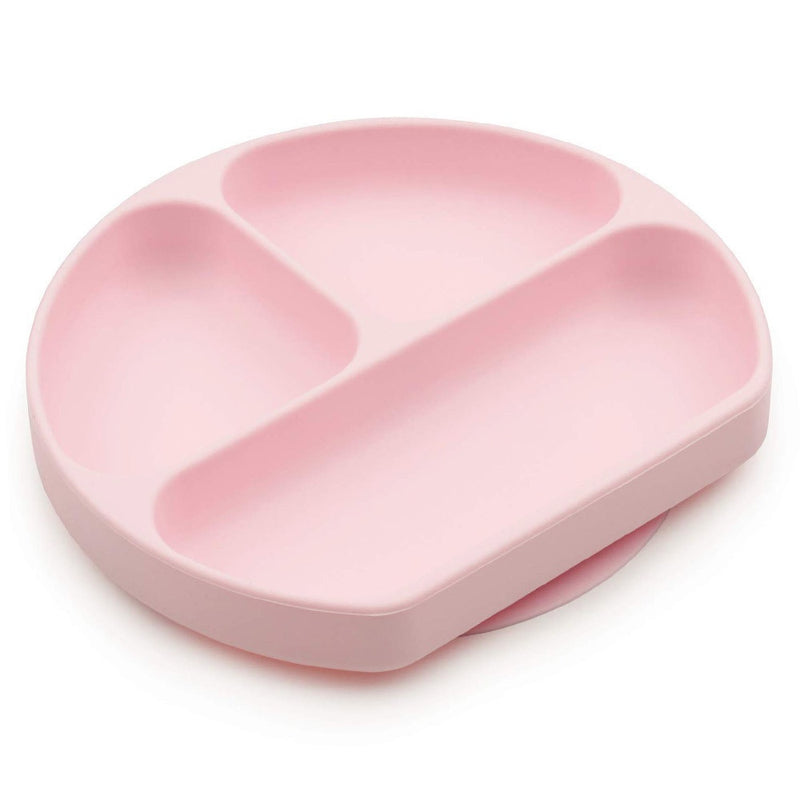 Bumkins - Silicone Grip Dish Pink