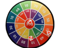 DART BOARD WITH VELCRO BALLS