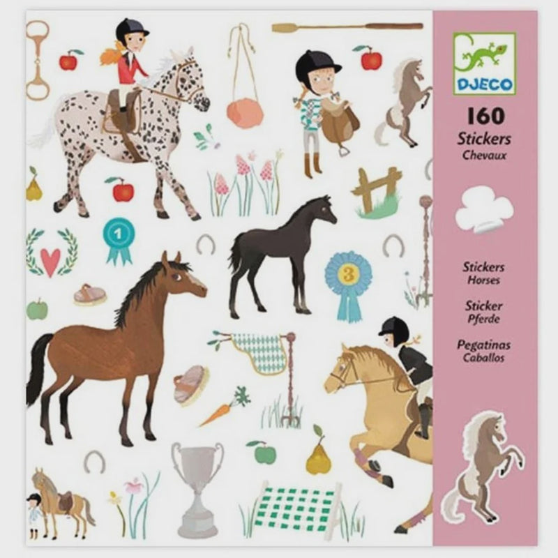 Djeco Stickers Pretty Horses (160pc)