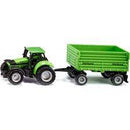 Siku Deutz-FAHR with Fortuna 4-wheel Trailer 1606