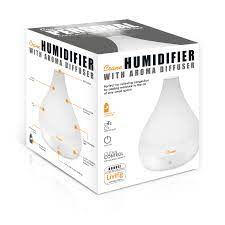 Cool Mist Humidifier + Aroma Diffuser - White