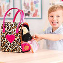 Pucci Pup Leopard Plush Glam Bag & Pug RRP $57.99