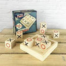 Retro Noughts & Crosses ( Wooden)