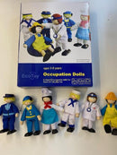 Wooden Occupation Dolls Set