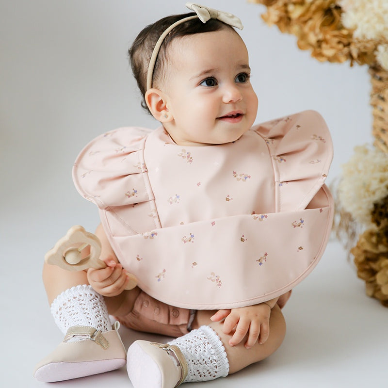 Snuggle Hunny | Posy frill  Waterproof Bib