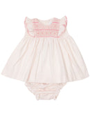 Korango | Timeless Hand Smocked Blouse & Frill Pant