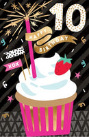 Happy Birthday 10 year Girl card