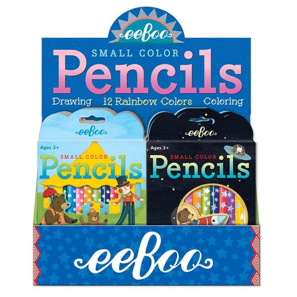 eeBoo  12pk Rainbow Coloured Pencils