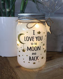 Stellar Haus  | I Love You to the Moon & Back Sparkle Jar