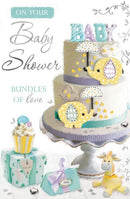 ELEGANCE BABY SHOWER CARD