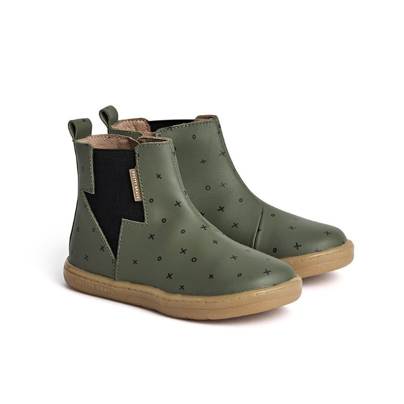 Pretty Brave |  Electric Boot - Khaki XO