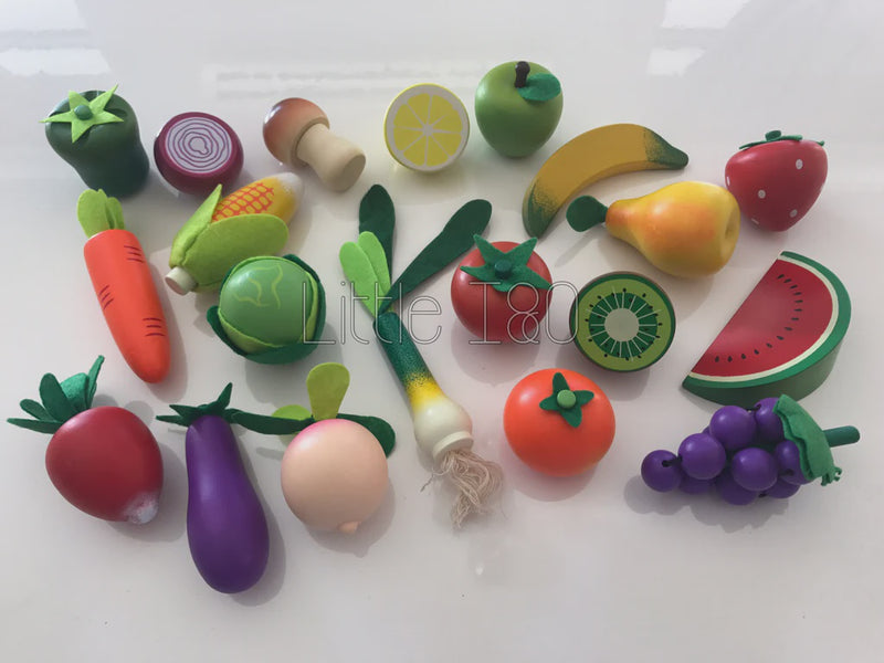 ToysLink | Wooden Fruit & Veges - Asstd