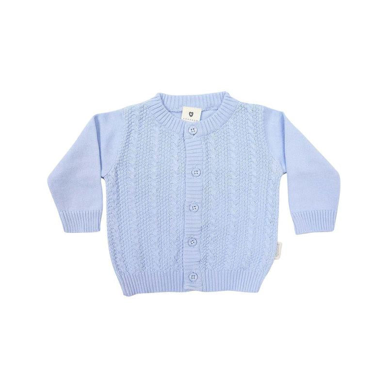 Korango | Truck blue Cable Cardigan