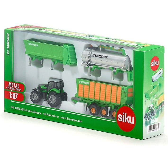 Deutz-Fahr Tractor w Joskin Trailer Set