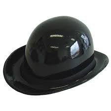 Bowler Black Plastic hat