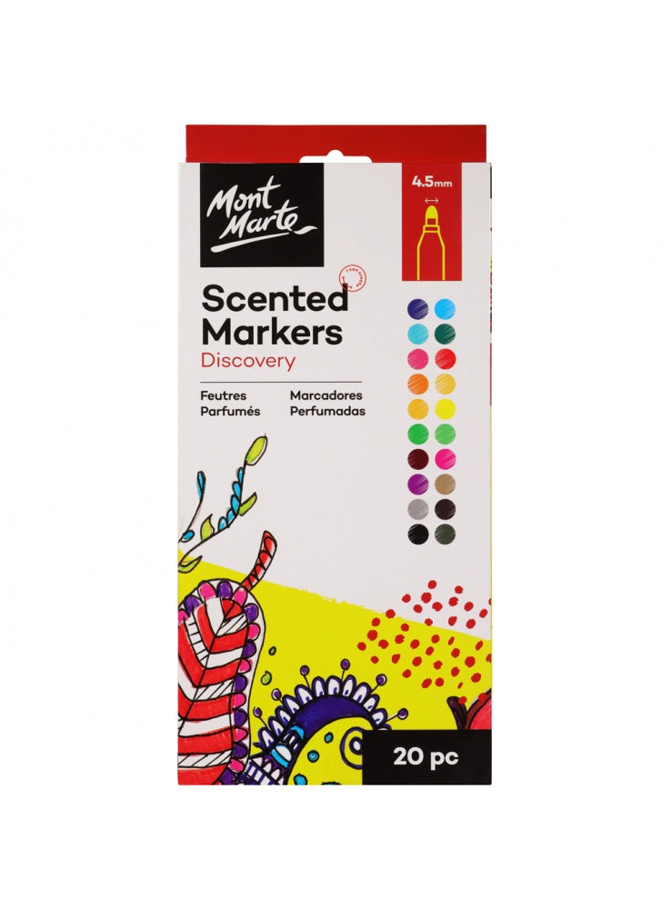 Scented Markers 4.5mm (0.17in) Tip 20pc