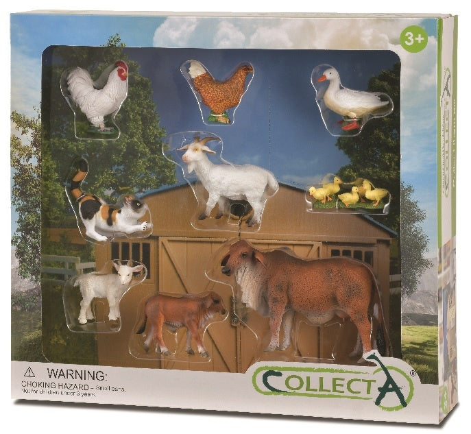 COLLECTA 9pc Farm Life Boxed Set